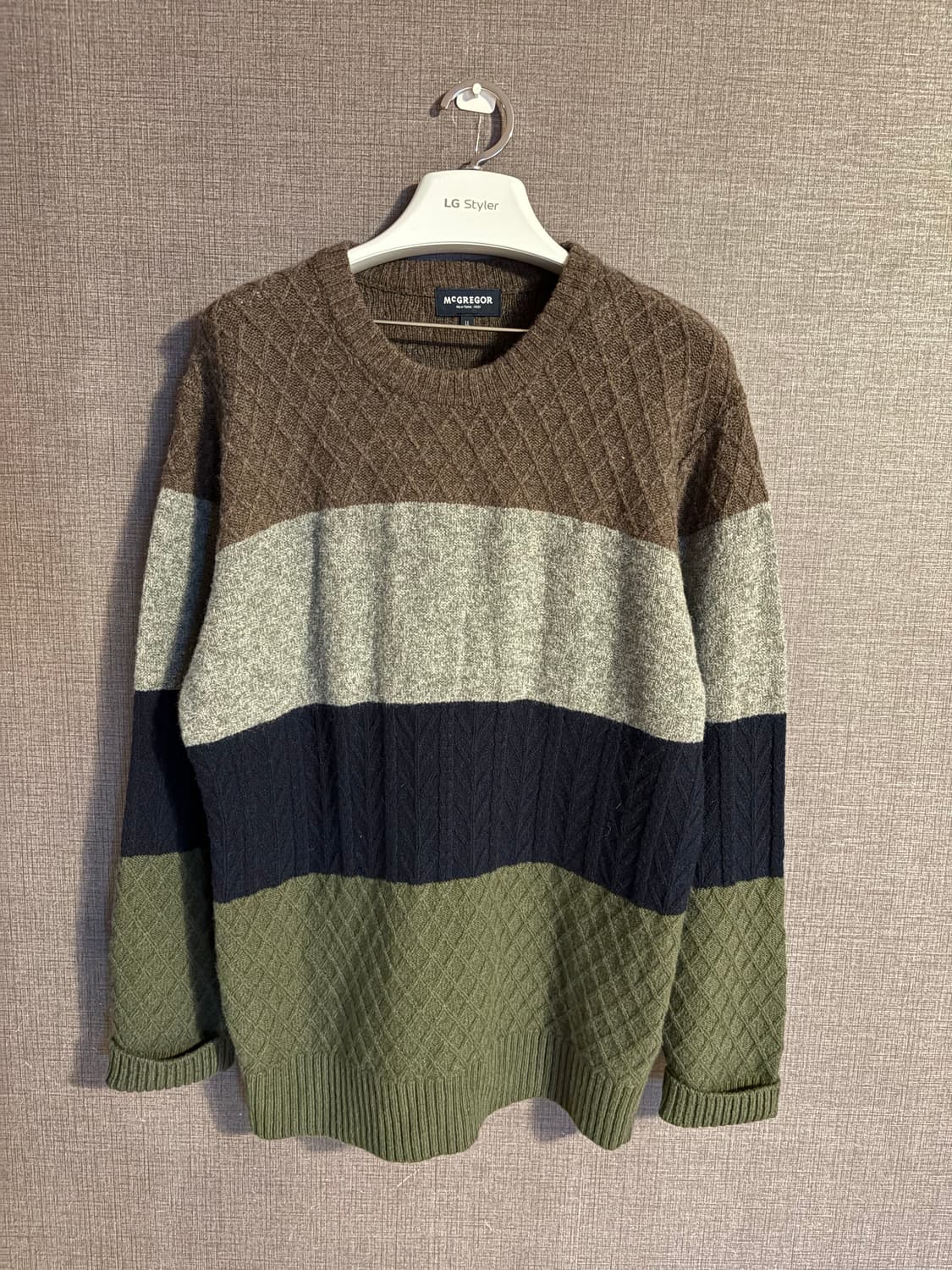 McGregor 남성 멀티컬러 니트 LL 상품이미지1