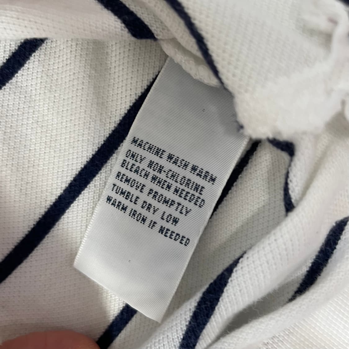 폴로랄프로렌 빅포니 스트라이프 카라티 화이트  상품이미지7