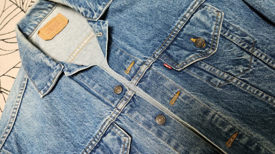 80's 빈티지 리바이스 타입3 후기형 데님 트러커 자켓 USA 100사 상품이미지2