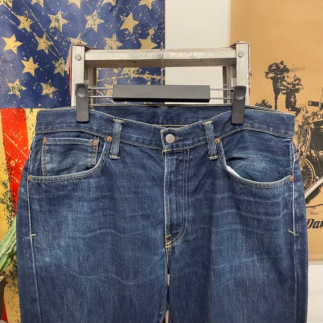 폴로 랄프로렌 80s 빈티지 복각 라인 USA 데님 팬츠 상품이미지3