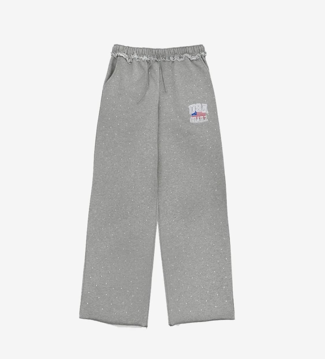 CRYSTAL BAGGY SWEAT PANTS [GRAY] 상품이미지3