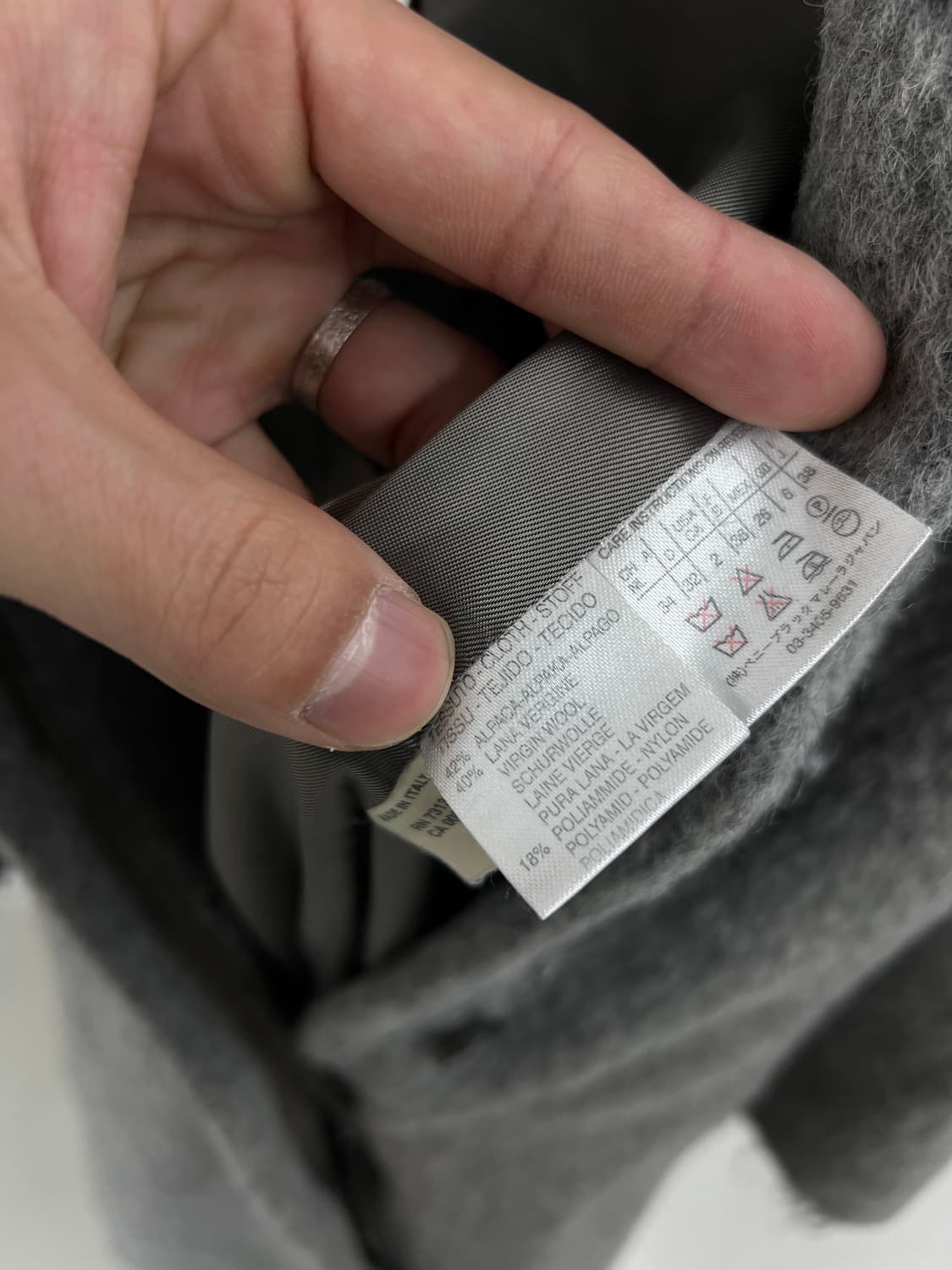 마렐라 막스마라 섀기 디테일 코트 상품이미지6