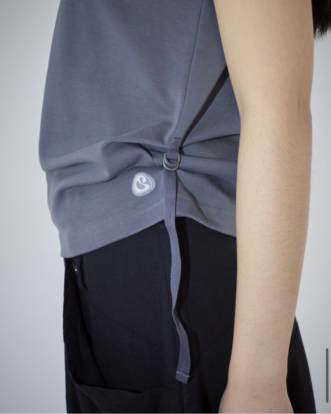 코이세이오 coyseio ribbon side strap t-shirt  상품이미지2