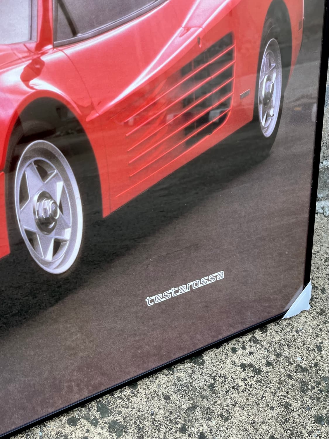 페라리 테스타로사 빈티지 포스터 (액자포함) 상품이미지5