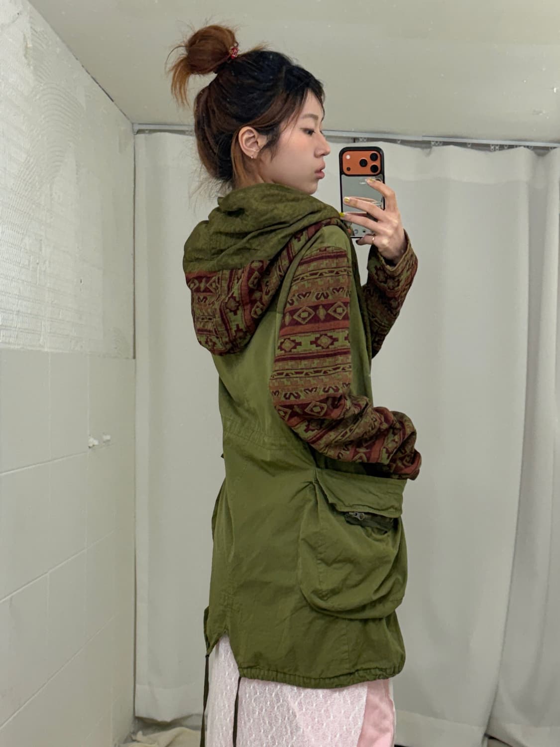 Free People 보헤미안 히피 태피스트리 패턴 야상 자켓 상품이미지2