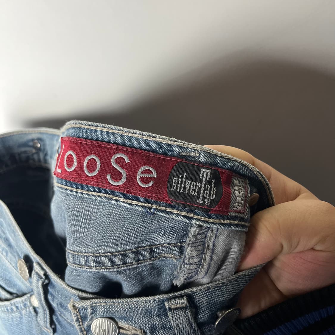 [Levi's] 리바이스 재팬 실버탭 신치백 루즈 데님팬츠 상품이미지7