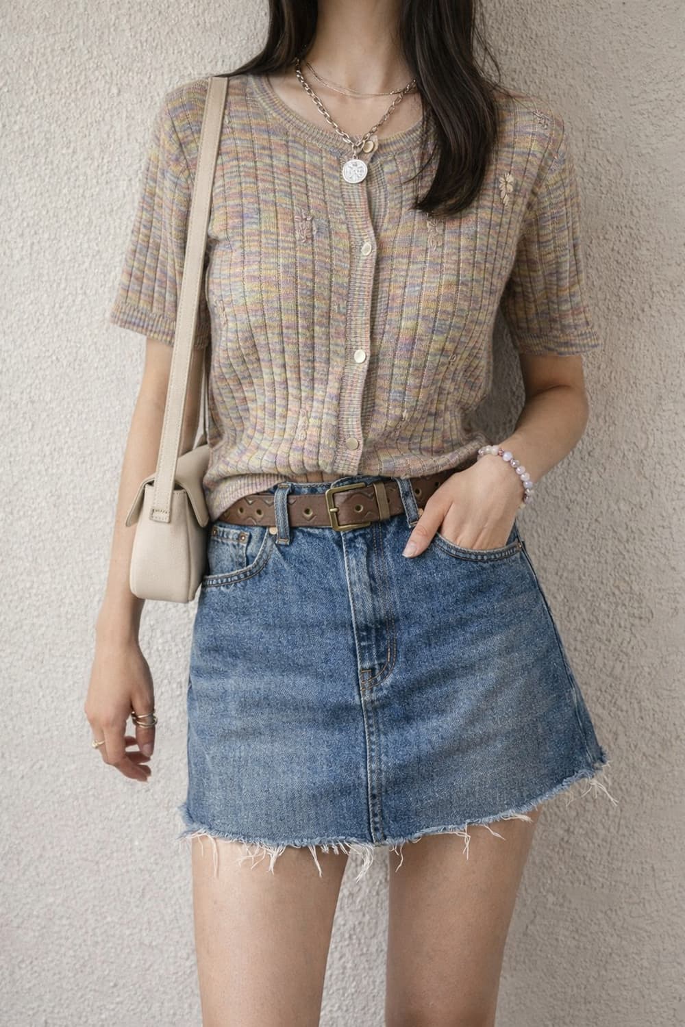 파스텔 믹스 니트set 상품이미지3