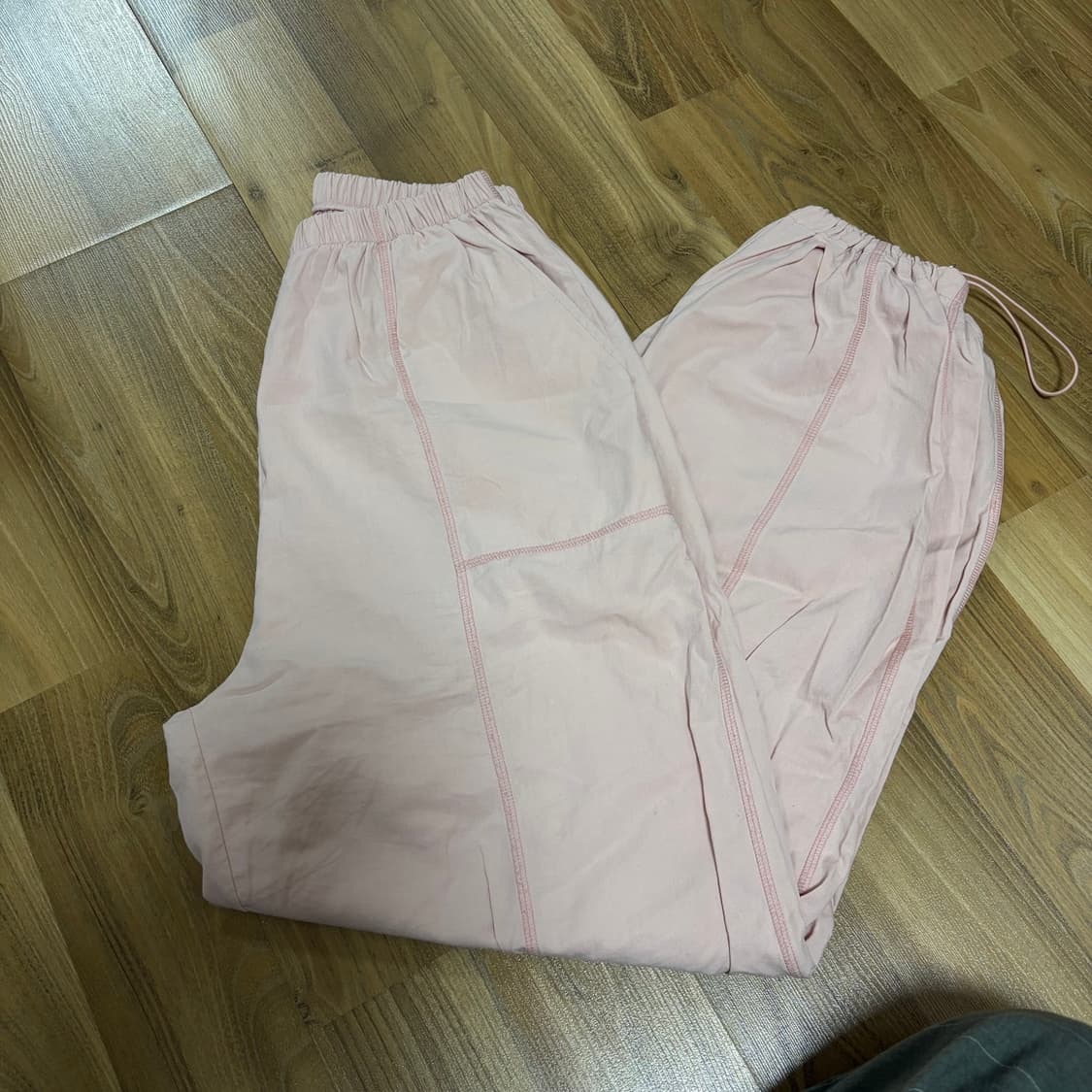 Oveof 오브오브 Pio 스트링 팬츠 핑크 상품이미지5