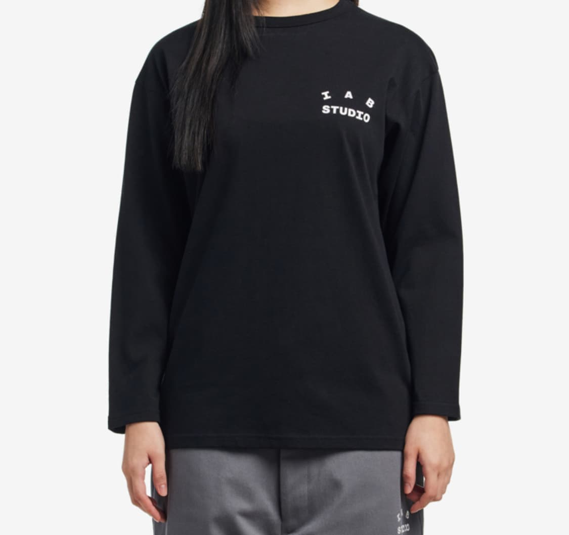 아아앱 롱슬리브 블랙 - L 상품이미지3