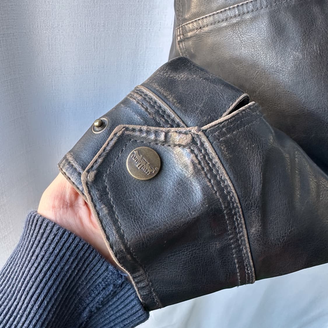 리바이스 레더 M65 필드 자켓 다크 브라운 상품이미지7