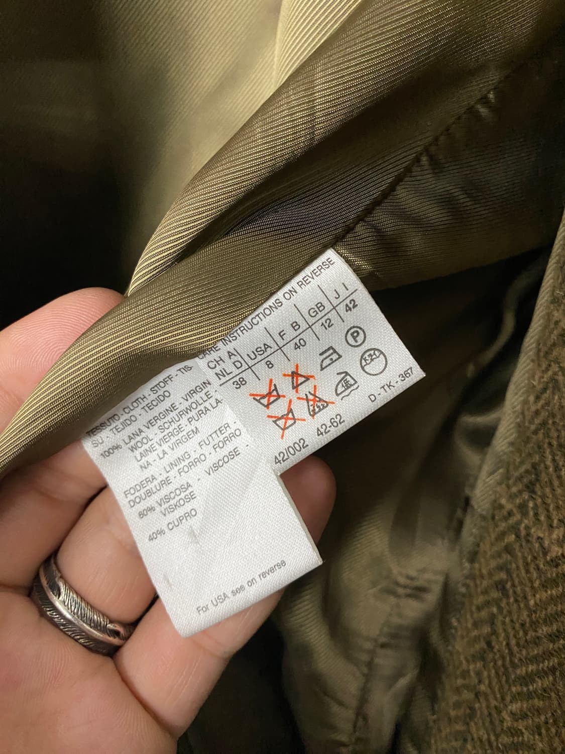 빈티지 MAX MARA WEEKEND LINE 트위드 울 자켓 상품이미지10