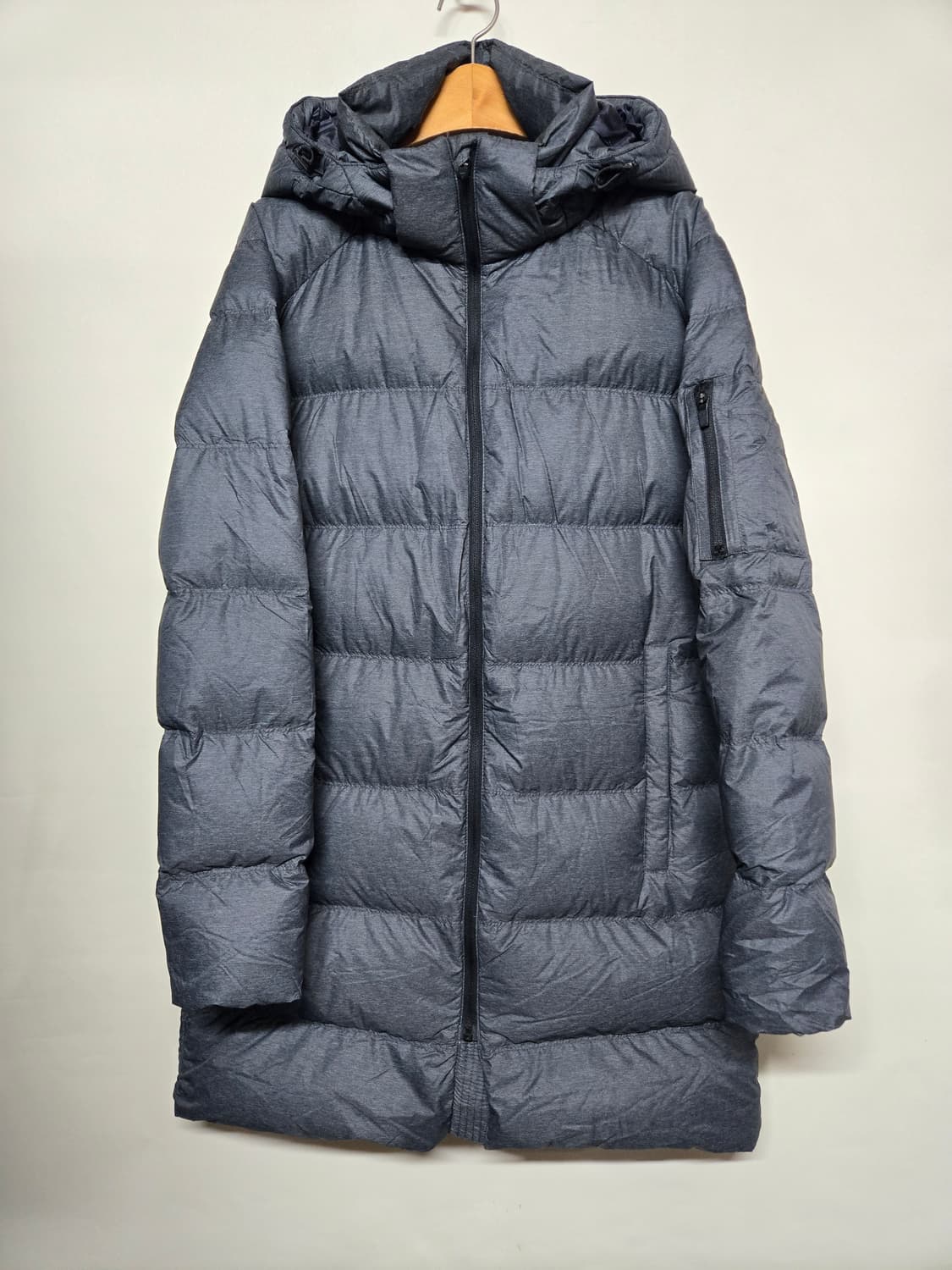TATE 엄청 가벼운 구스 롱패딩 남95차콜 상품이미지1