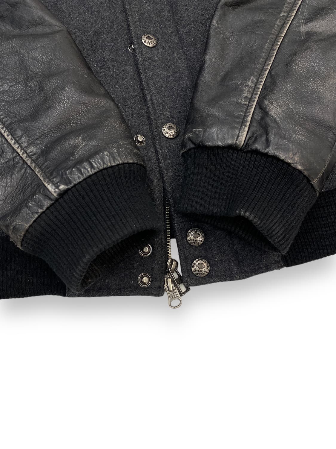 (103) 할리데이비슨 울 레더 바시티 자켓 상품이미지6