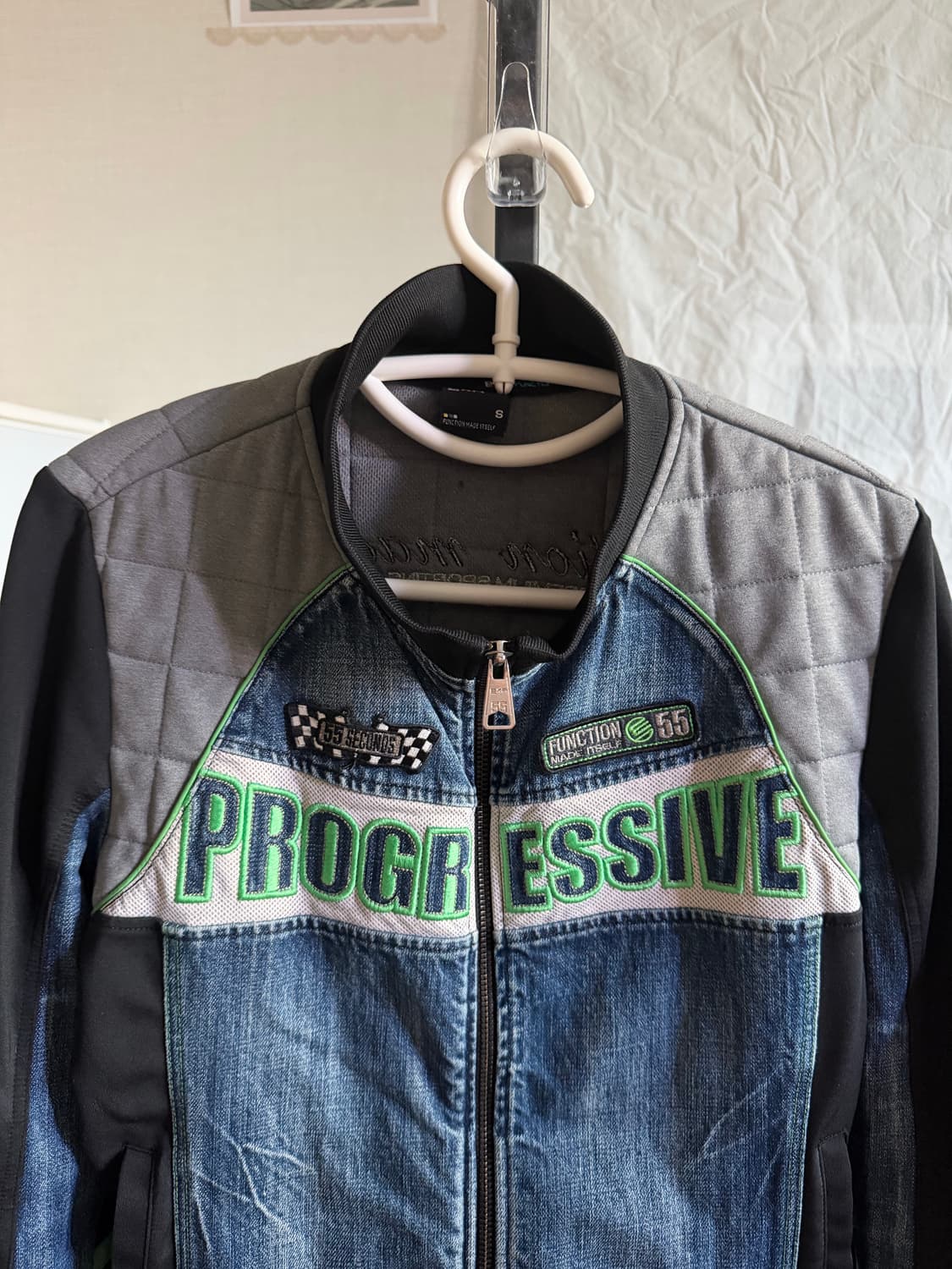 EXR 데님 레이싱 자켓 상품이미지2