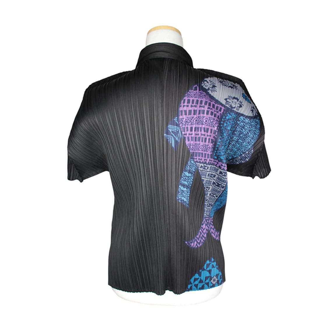 플리츠플리즈 물고기 프린트 반팔 셔츠 3 상품이미지2