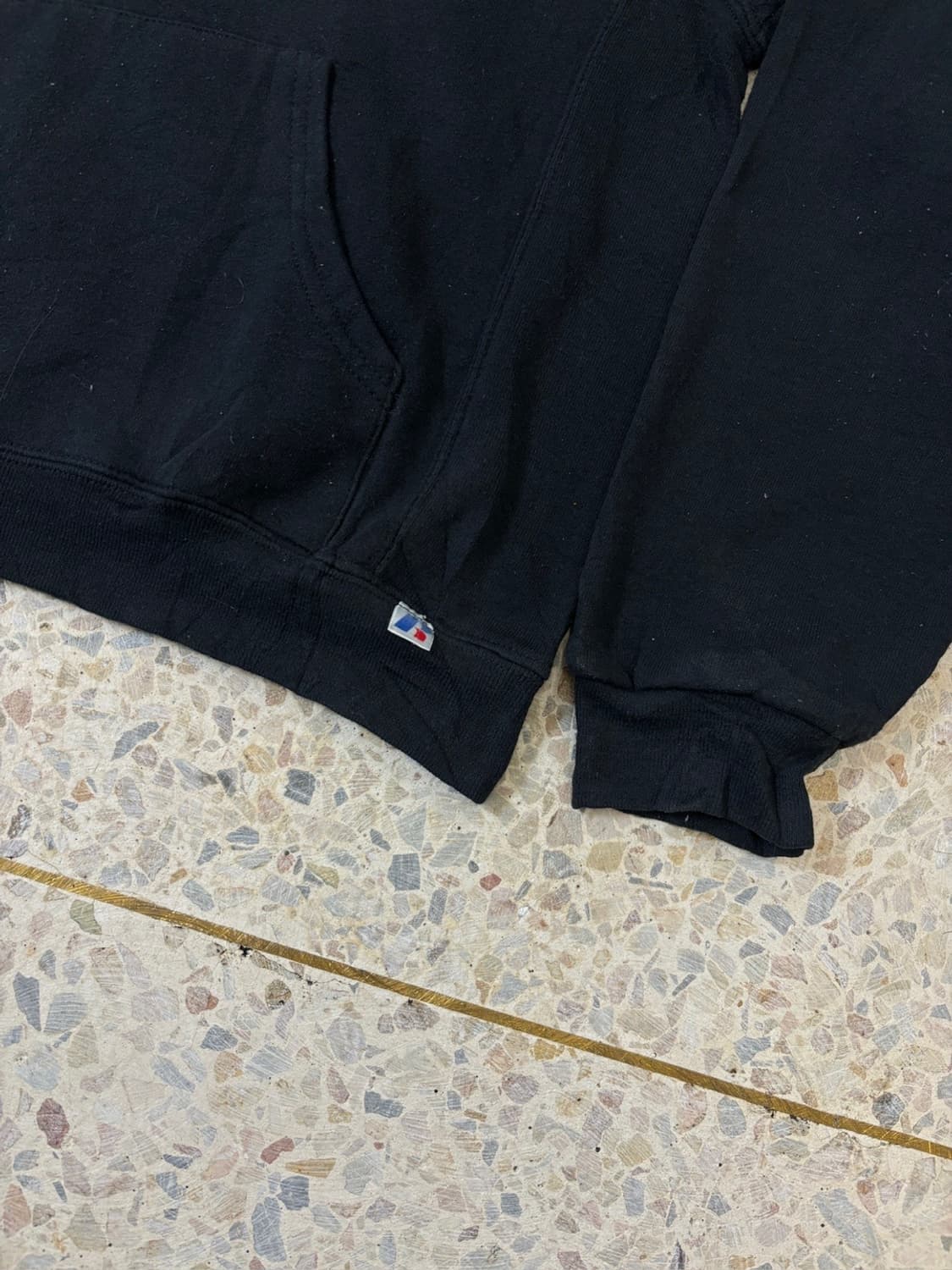 00‘s 러셀 후드티 블랙 상품이미지5