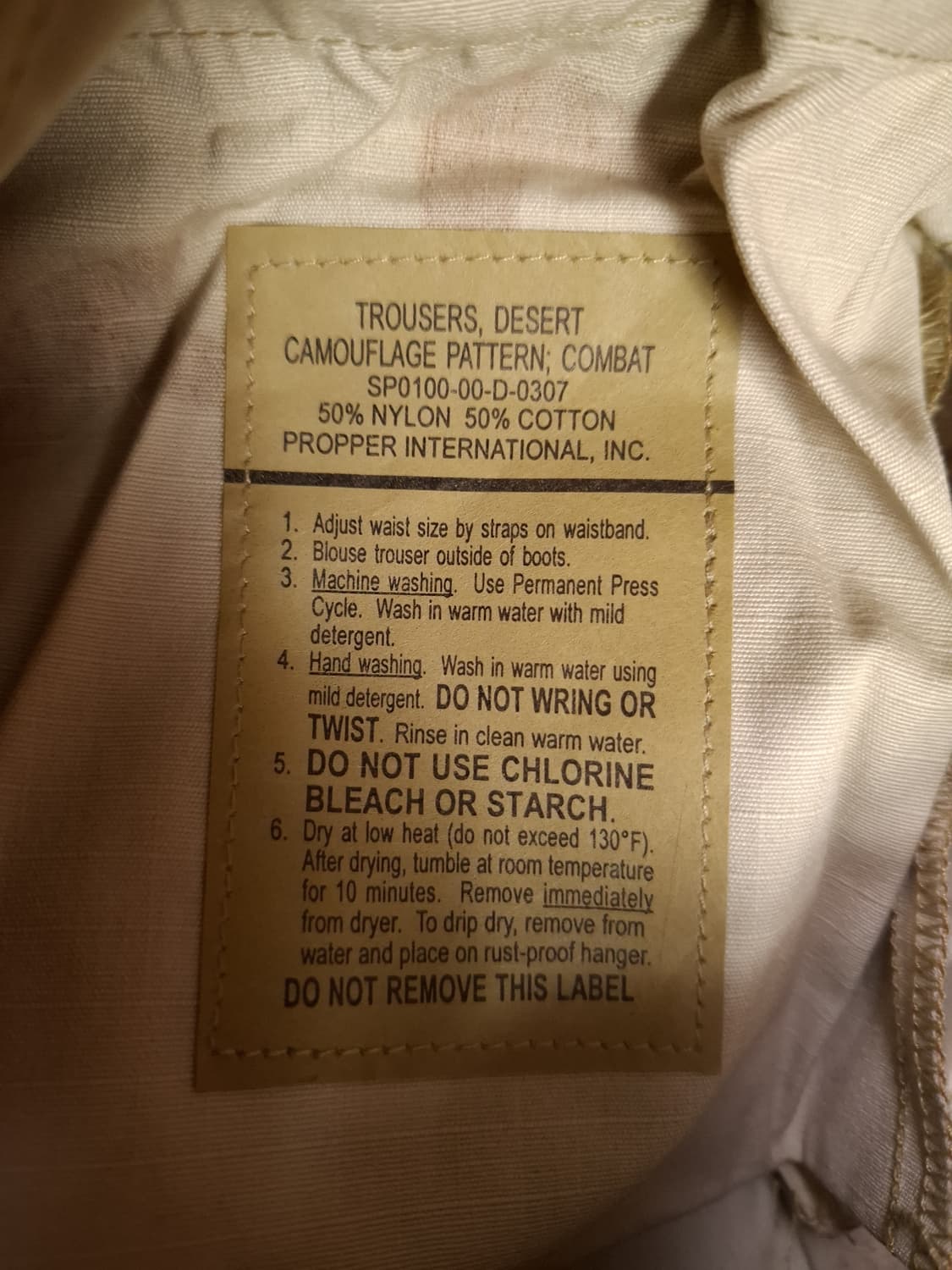 새제품 오리지날 00's 미군 DCU 사막삼색 립스탑 BDU 팬츠 상품이미지4