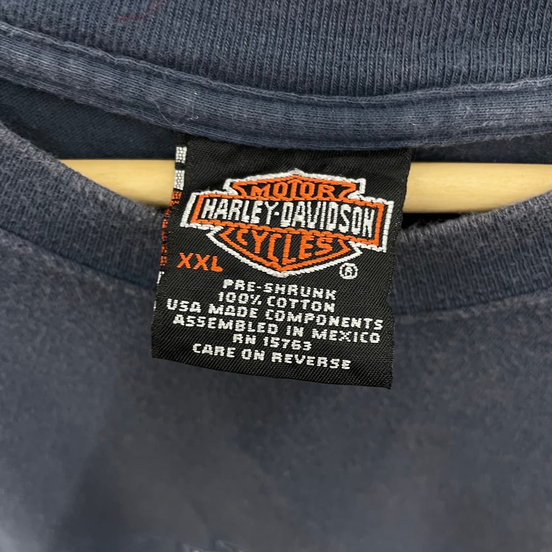 할리데이비슨 00s 트라이벌 하드 페이딩 빈티지 반팔 티셔츠 상품이미지9