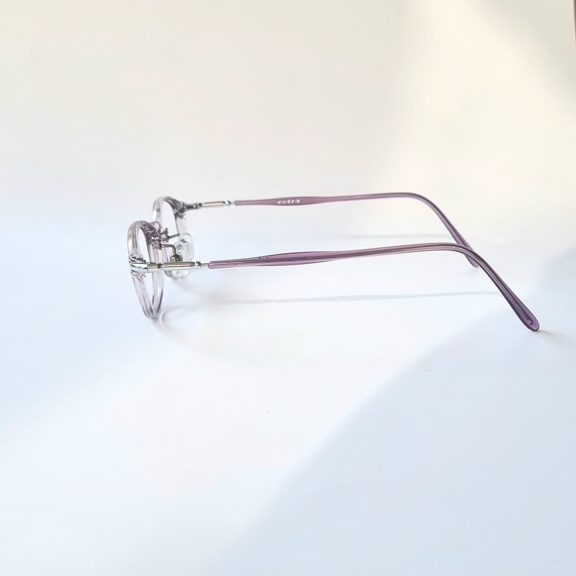 데드스탁 클리어 라벤더 오벌형 안경테 436 상품이미지5