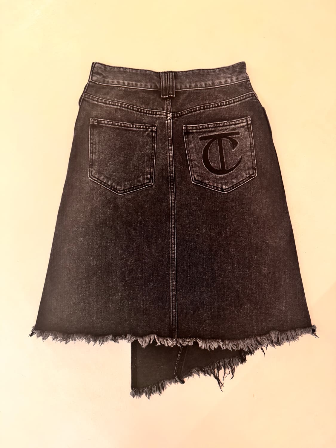 CURRENT 흑청 치마 사이즈 1 상품이미지2