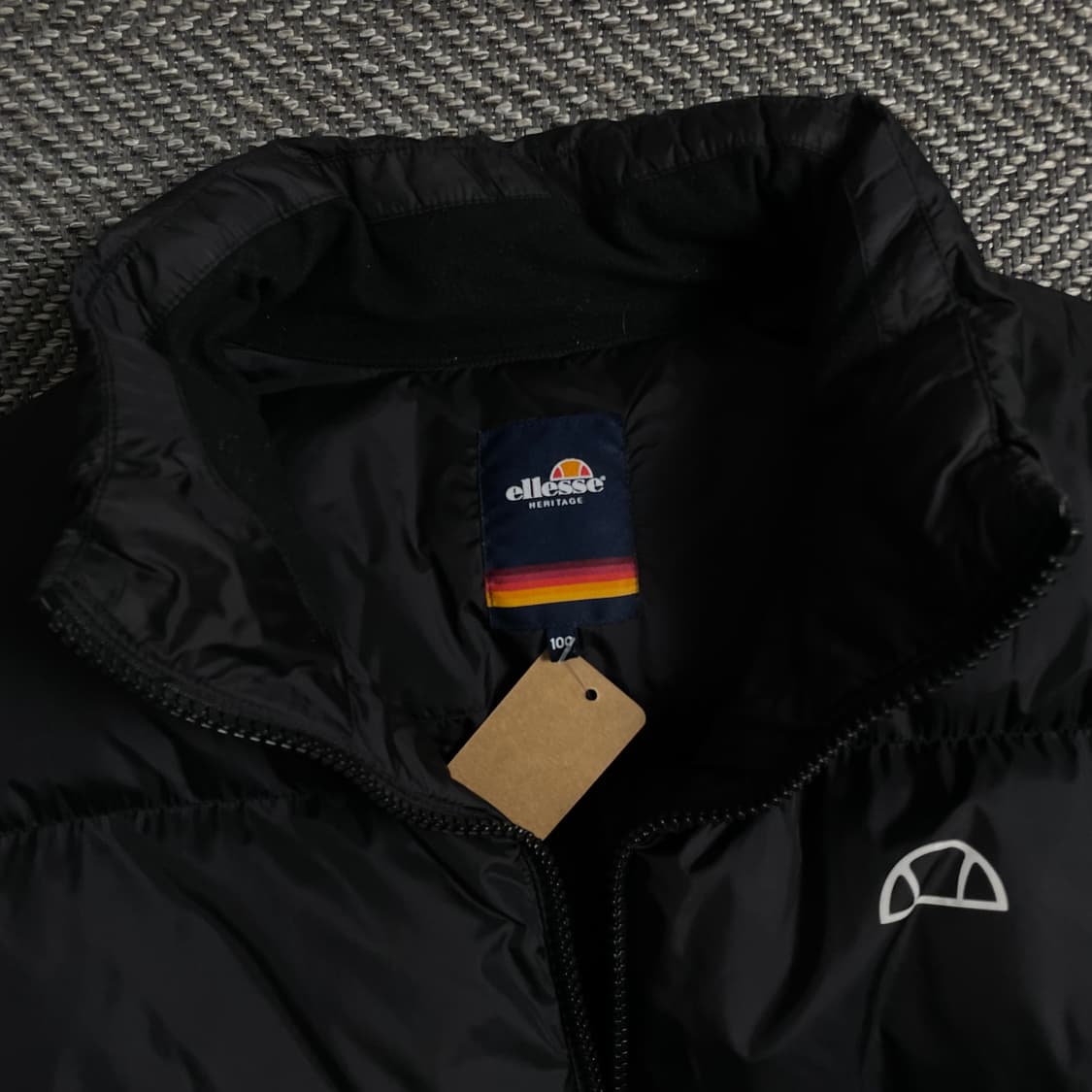 엘레쎄 USA 오리지날 로고 다운 푸퍼 패딩 블랙 o 4472 상품이미지6