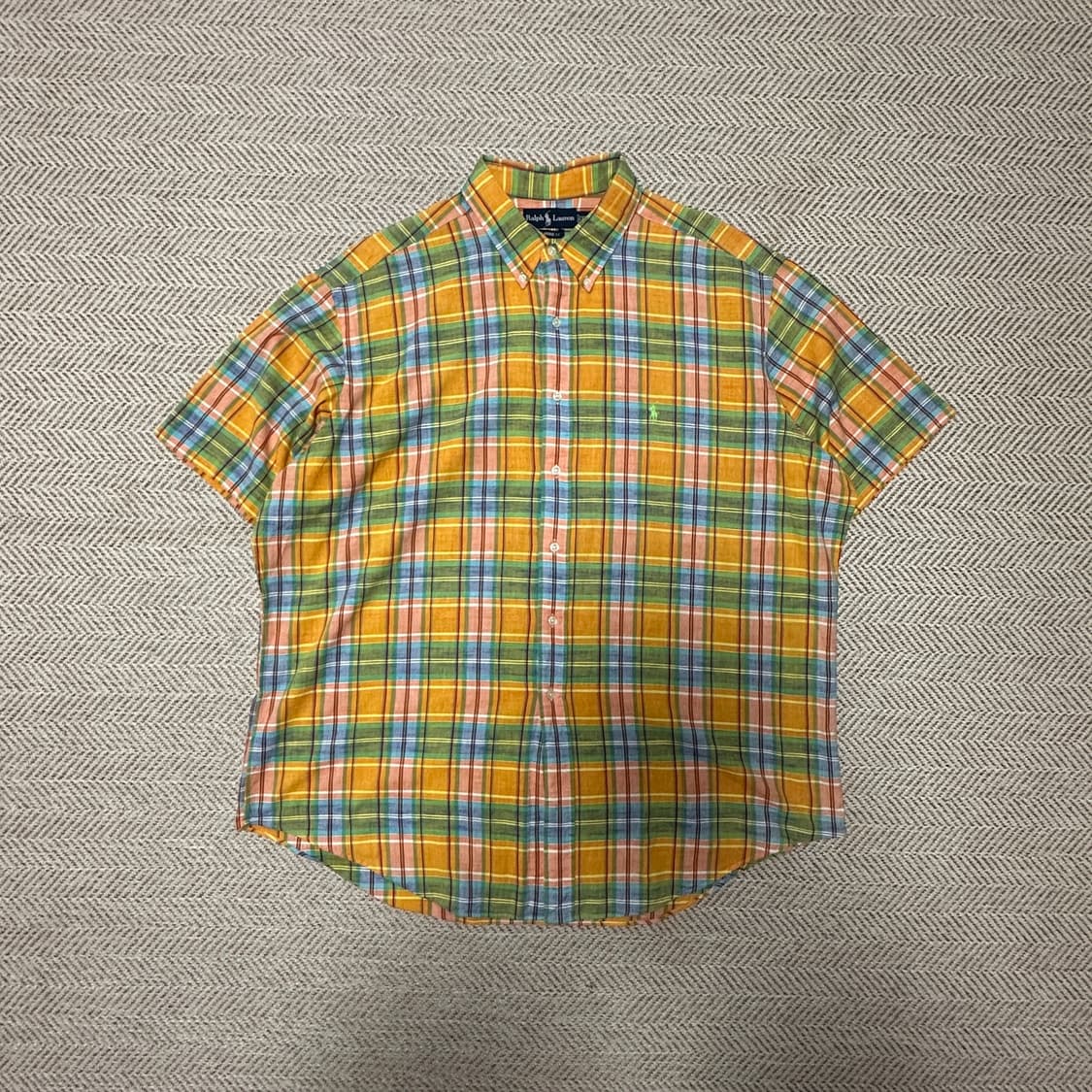 POLO RALPH LAUREN madras half shirt 상품이미지1