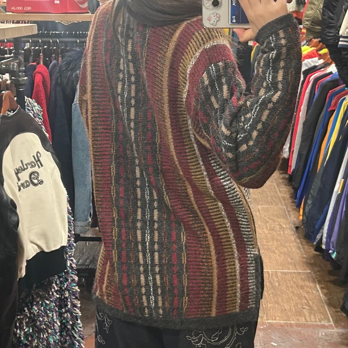 [HI] 스트라이프 자카드 니트 상품이미지5