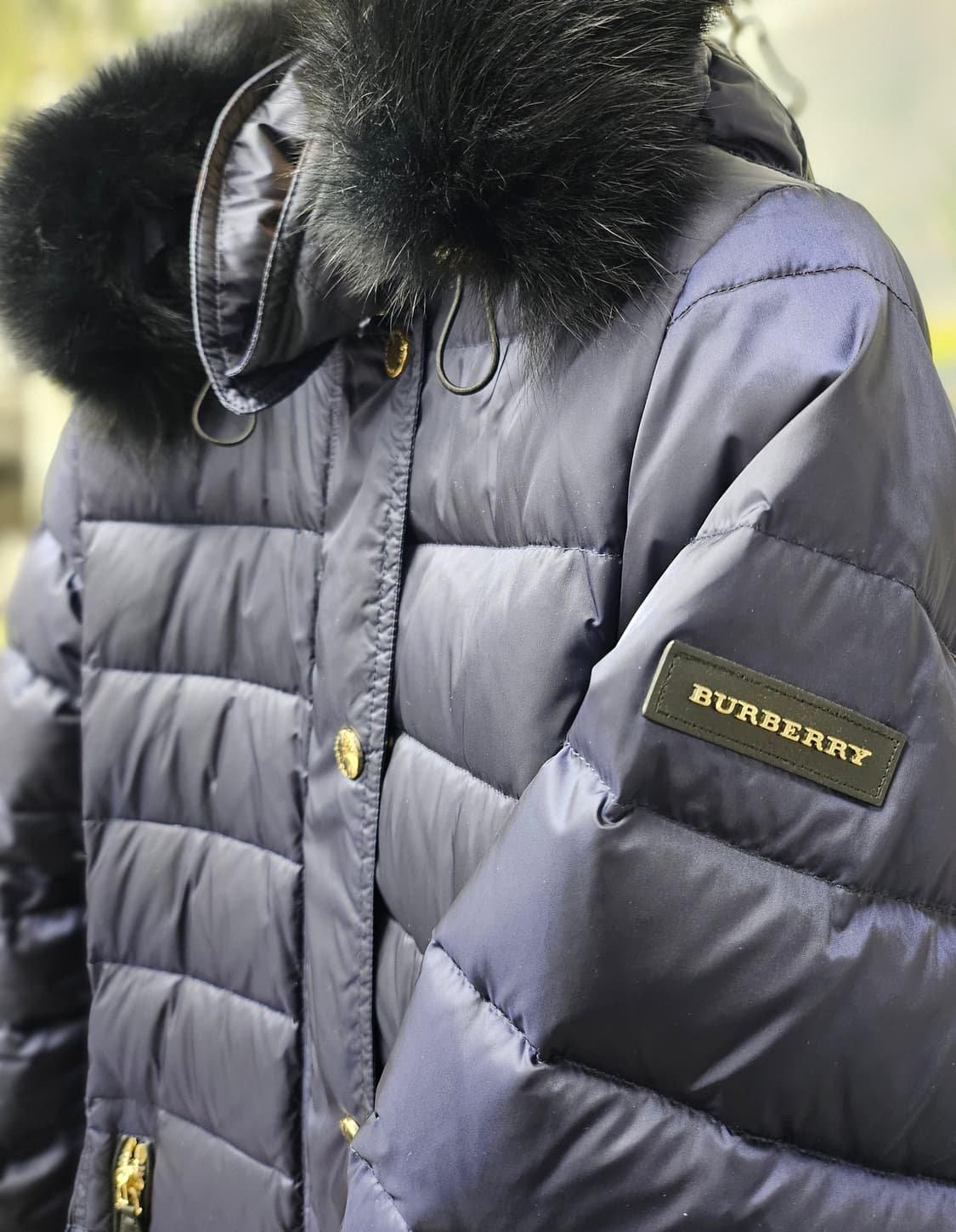 버버리 여성패딩 44 XS 다운 트렌치 롱패딩 AD29 상품이미지4