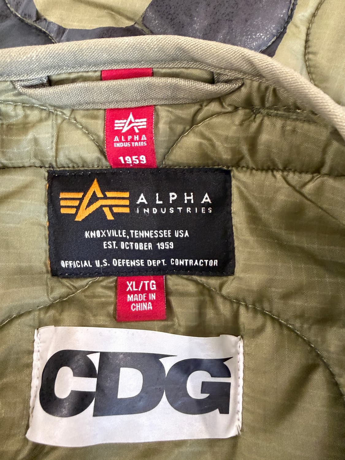 CDG x 알파인더스트리 라이너 자켓 상품이미지5