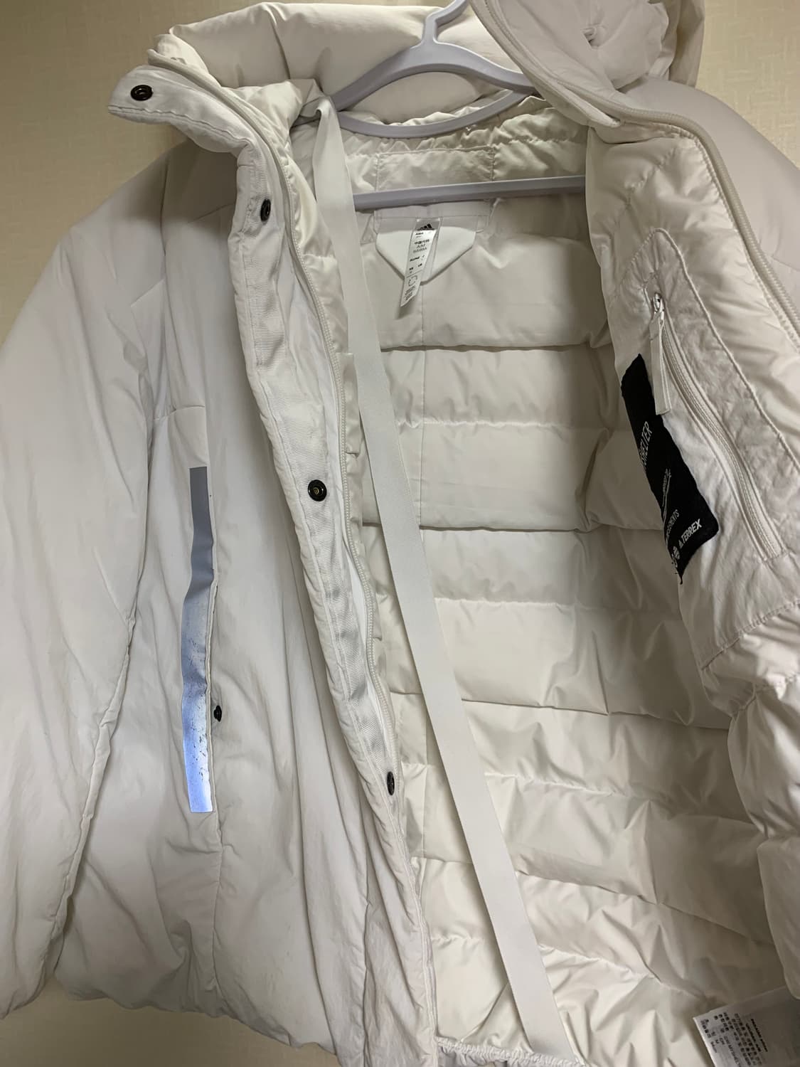 아디다스 테렉스 마이쉘터 COLD.RDY 절연 재킷 여성 미디엄 화이트 상품이미지7