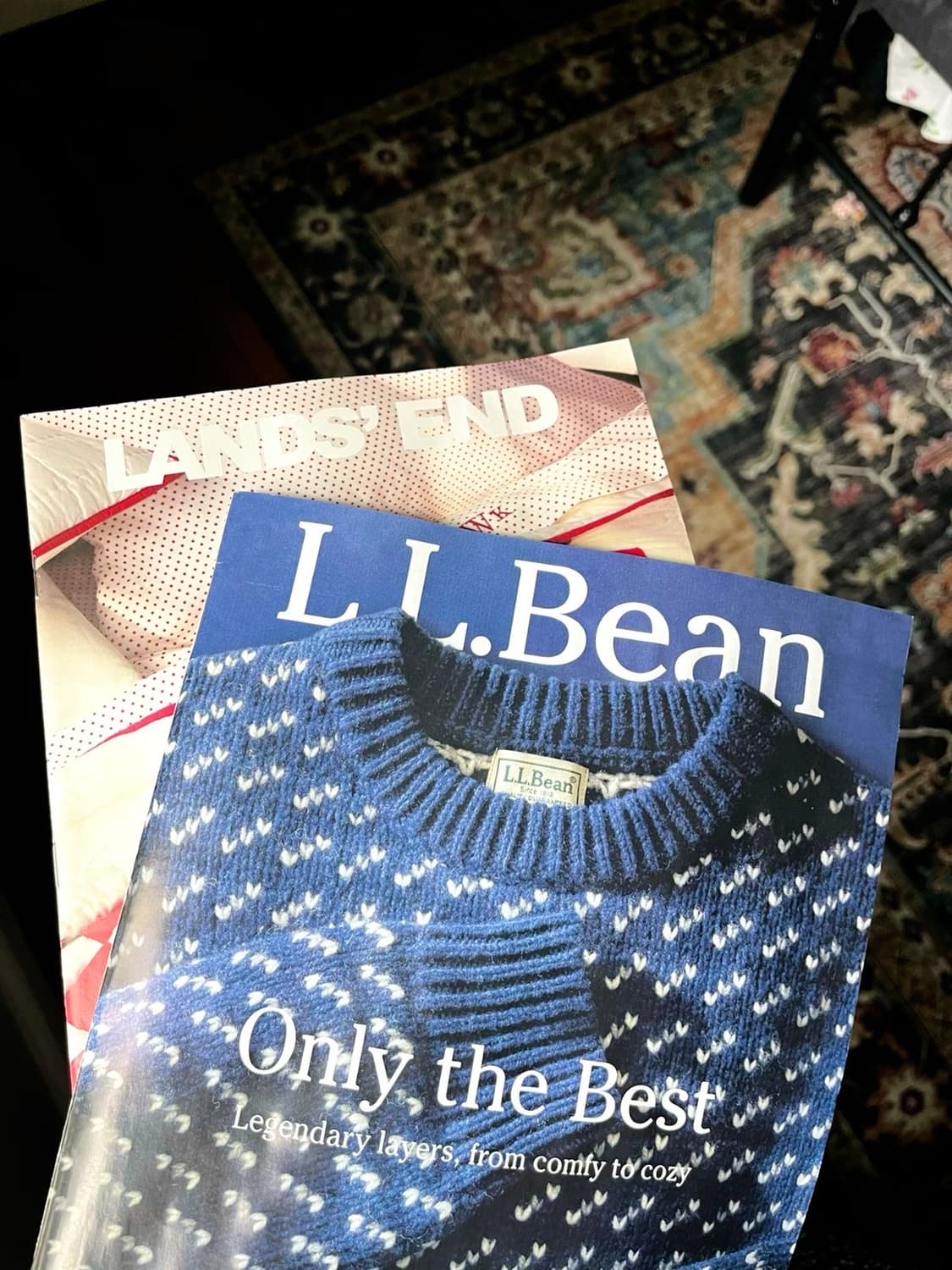 90s L.L.Bean Bird’s Eye Sweater 상품이미지5