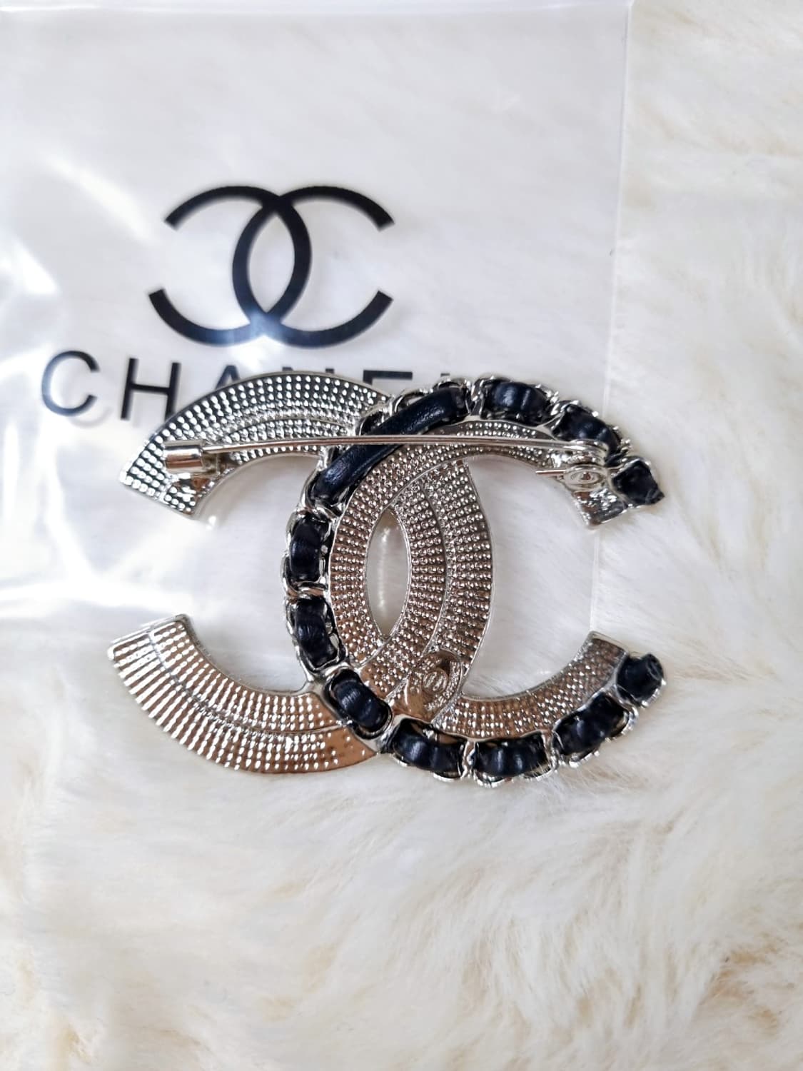 빈티지 샤넬 로고CC 브로치 상품이미지4