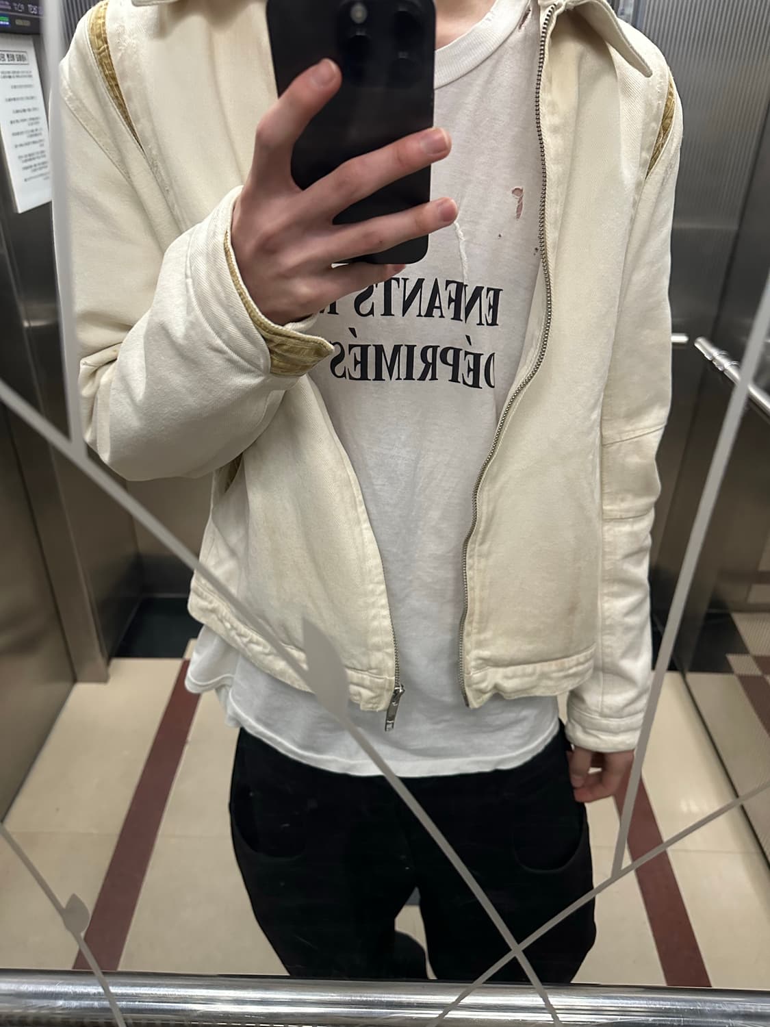 (L) 앙팡리쉬데프리메 ERD 클래식 로고 반팔 티셔츠 상품이미지1