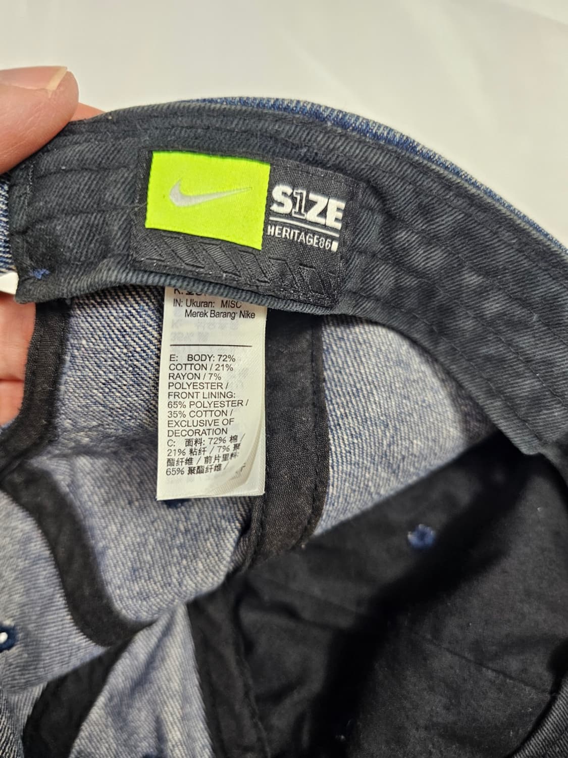 나이키테니스코트데님모자 상품이미지6