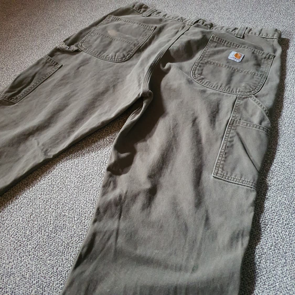 칼하트B324 워시드 트윌 던가리 워크 팬츠 no.81 상품이미지1