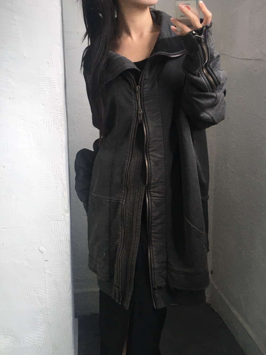 Haider Ackermann 하이더아커만 차콜 오버 집업 상품이미지1