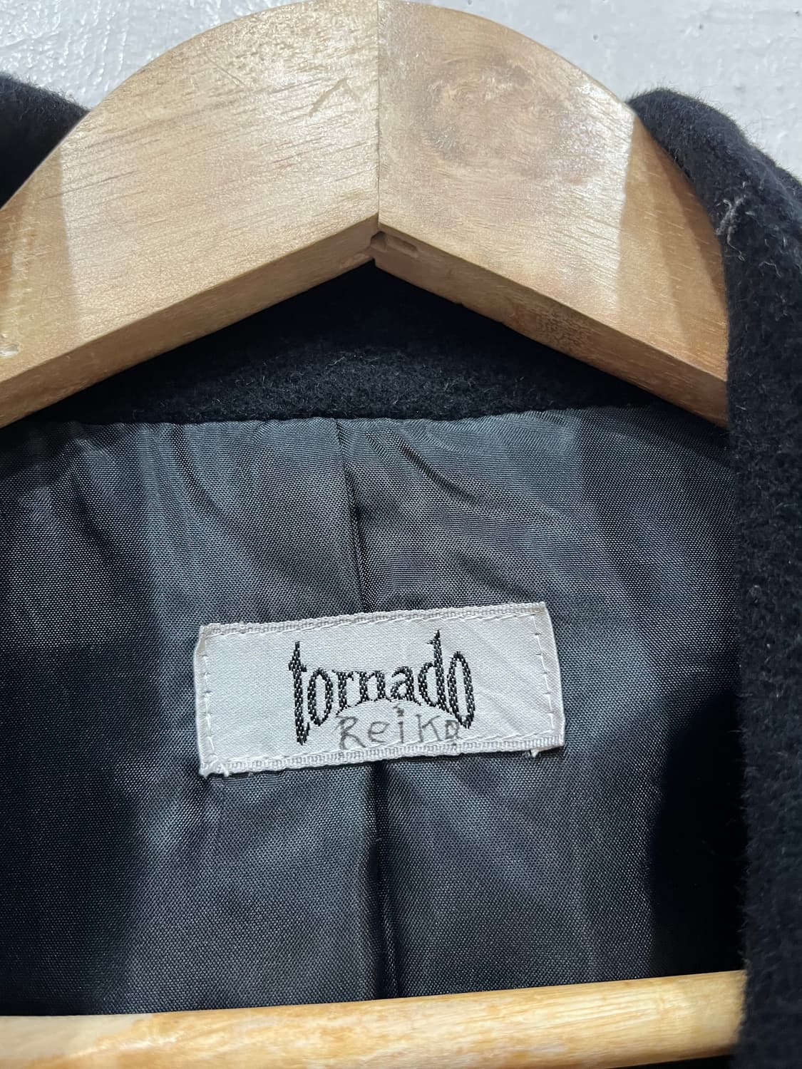 TORNADO 앙고라 하프 코트 우먼즈 Made in JAPAN 상품이미지3