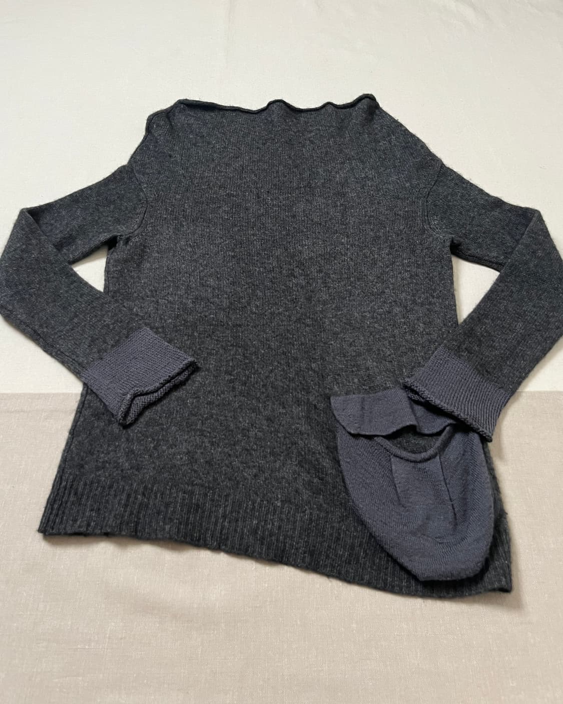 요지야마모토 하이넥 포켓 니트 Y's'yhojiyamamoto 상품이미지6