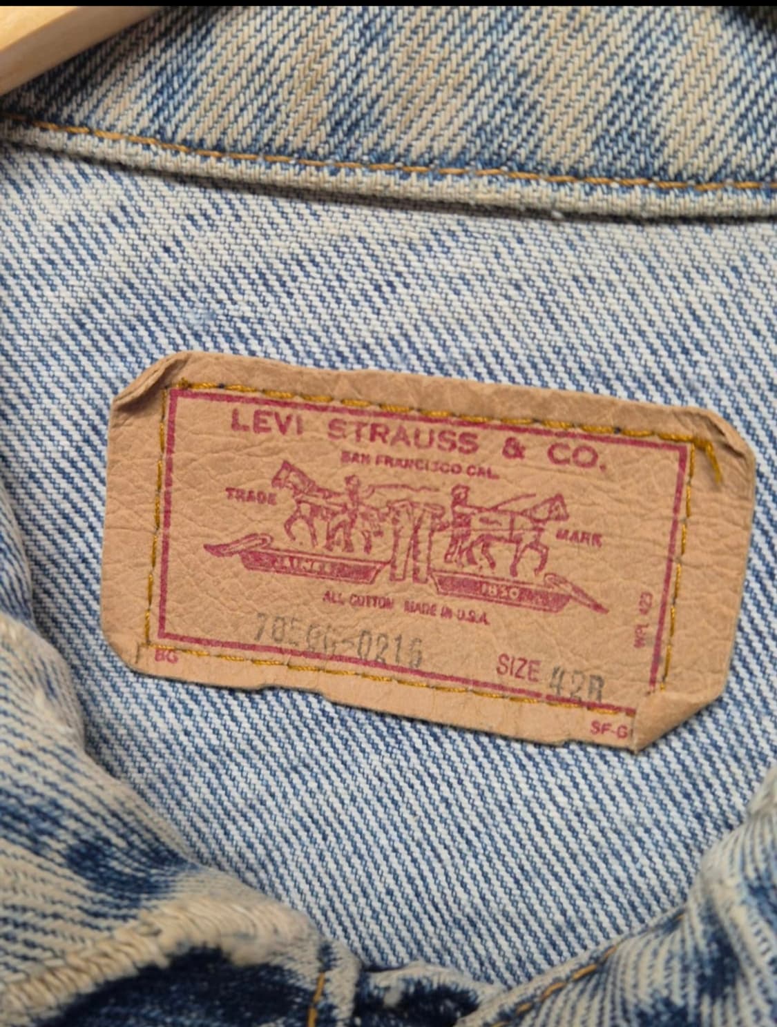 [실측 M] 80s US Made 리바이스 트러커 -112 상품이미지4