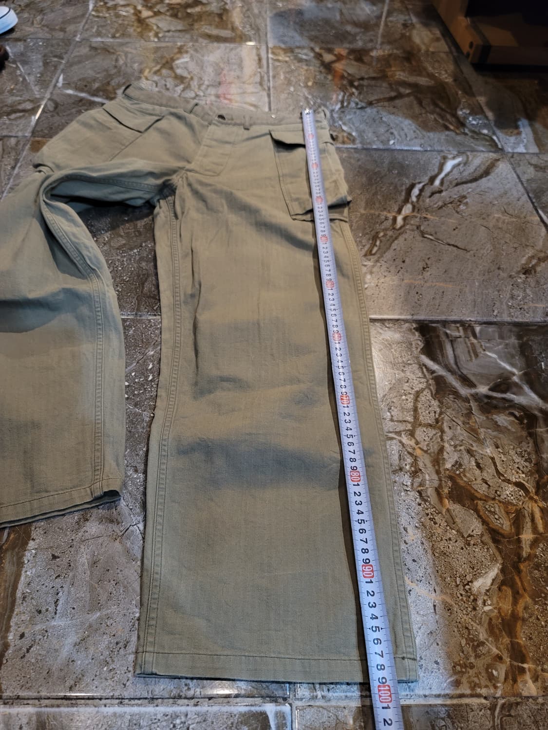 웨어하우스 헤링본 밀리터리 카고 팬츠  상품이미지8