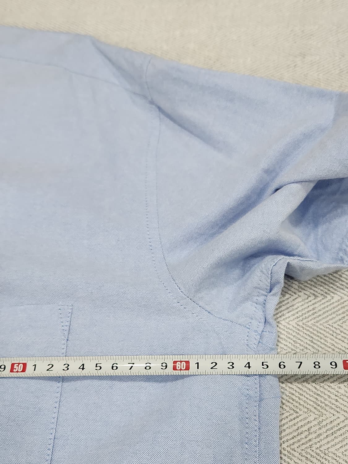 [M] 라퍼지 스토어 아워맨 코튼 오버핏 셔츠 스카이블루 상품이미지7