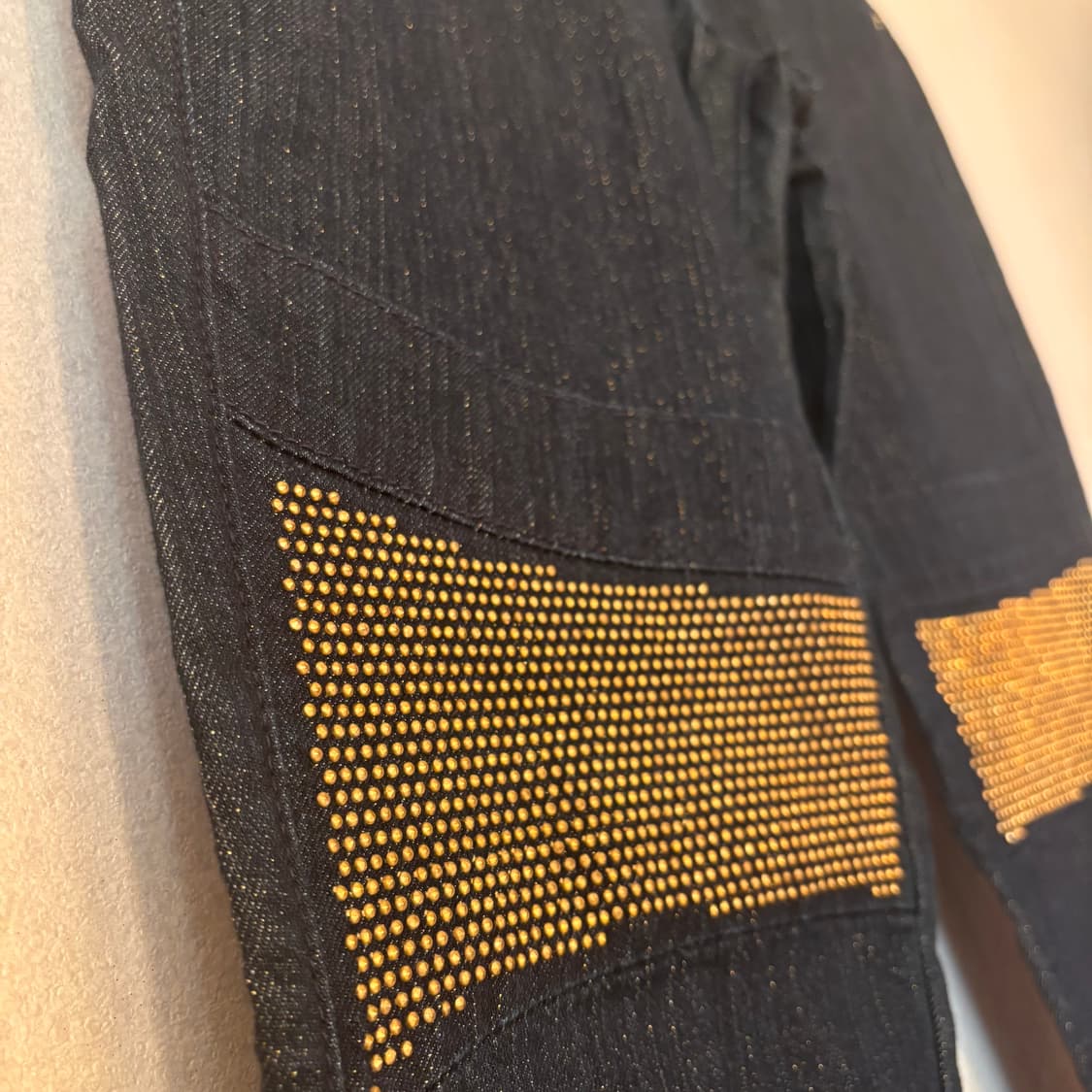 제임스진 정품 더블니 스터드 26 슬림 데님 청바지 스판 펄사 상품이미지9