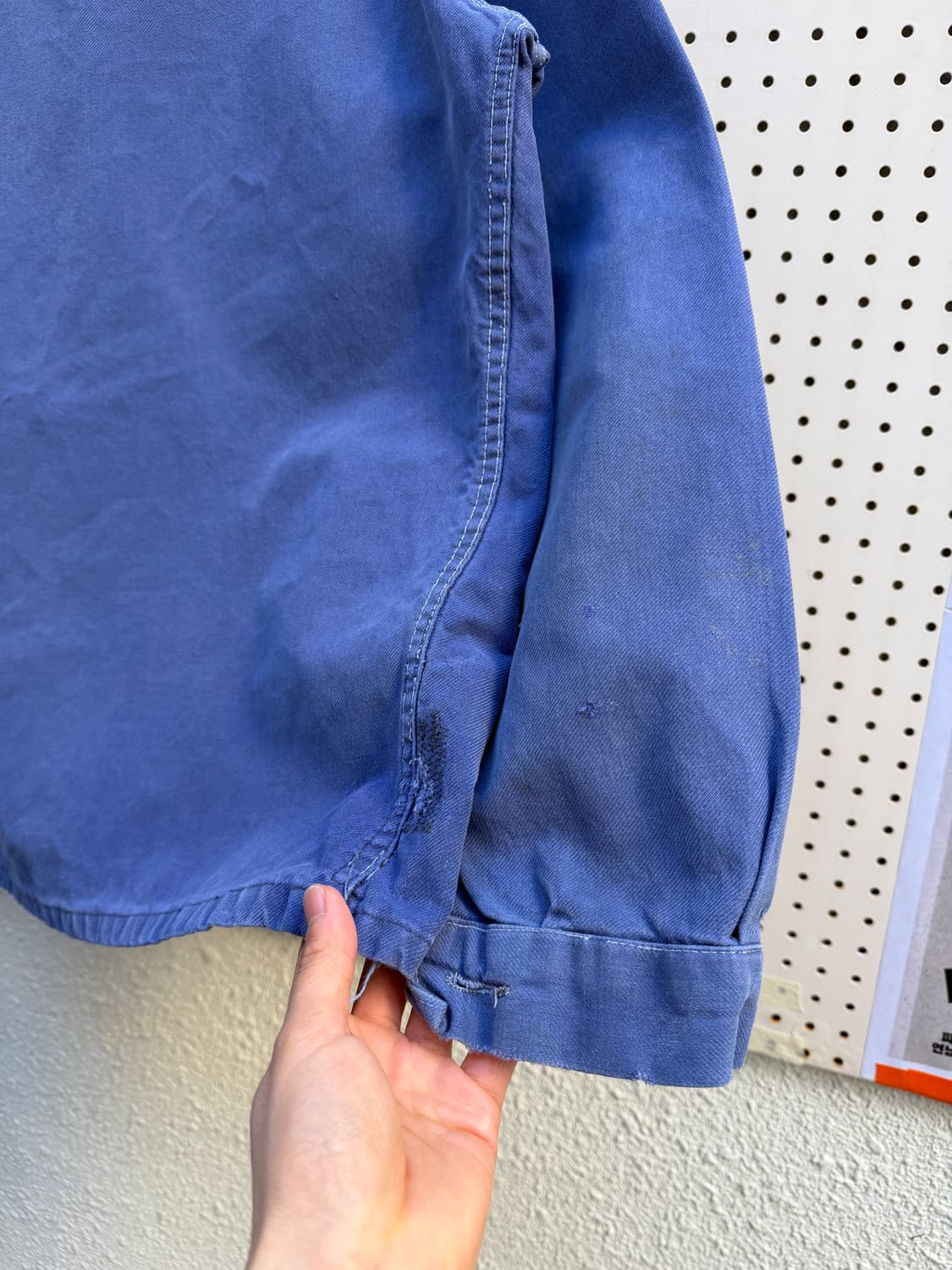 OLD VINTAGE FADED PURPLE BLUE 프렌치워크자켓 상품이미지10