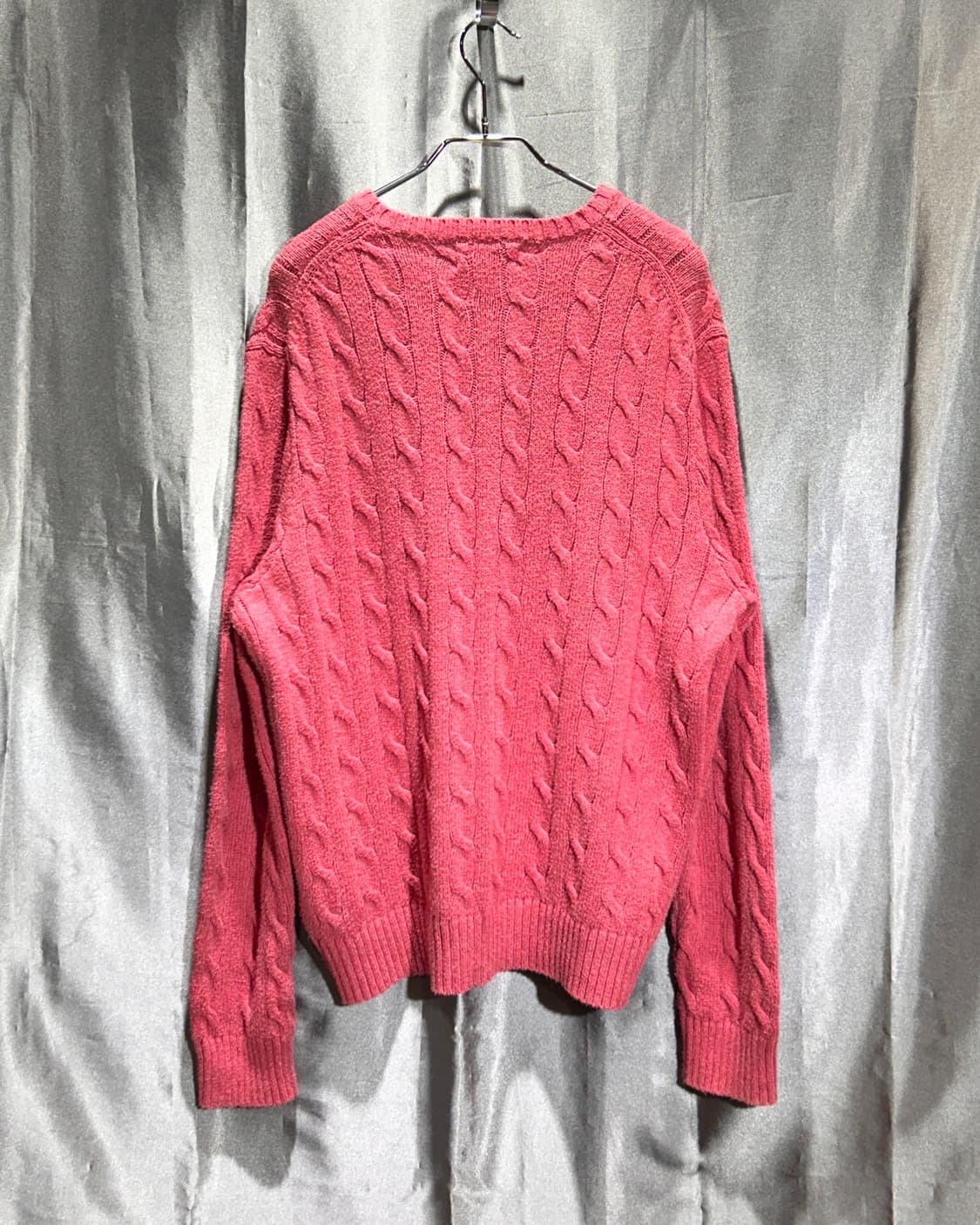 M 폴로랄프로렌 핑크 포니 케이블 니트 상품이미지3