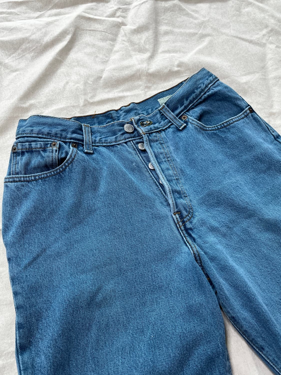 [90's USA] Levi's 오리지널 501 컷오프 데님 쇼츠 (W3 상품이미지3