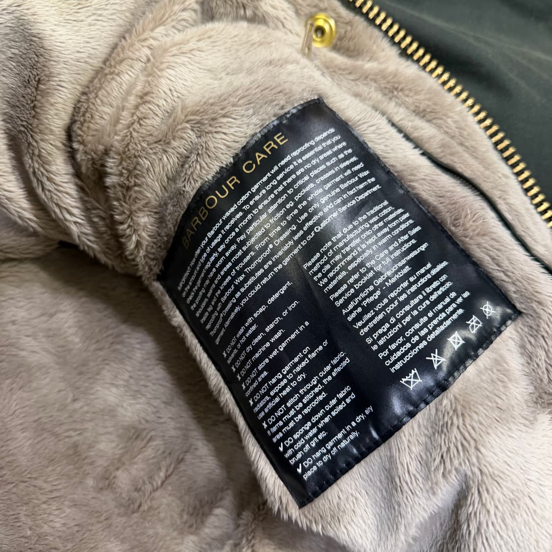 바버 왁스자켓 Barbour Whitebeam Wax 상품이미지6