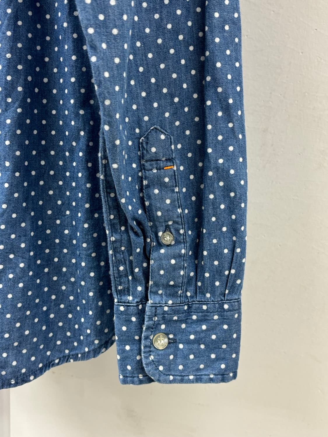 빈티지 도트 데님 셔츠 상품이미지9