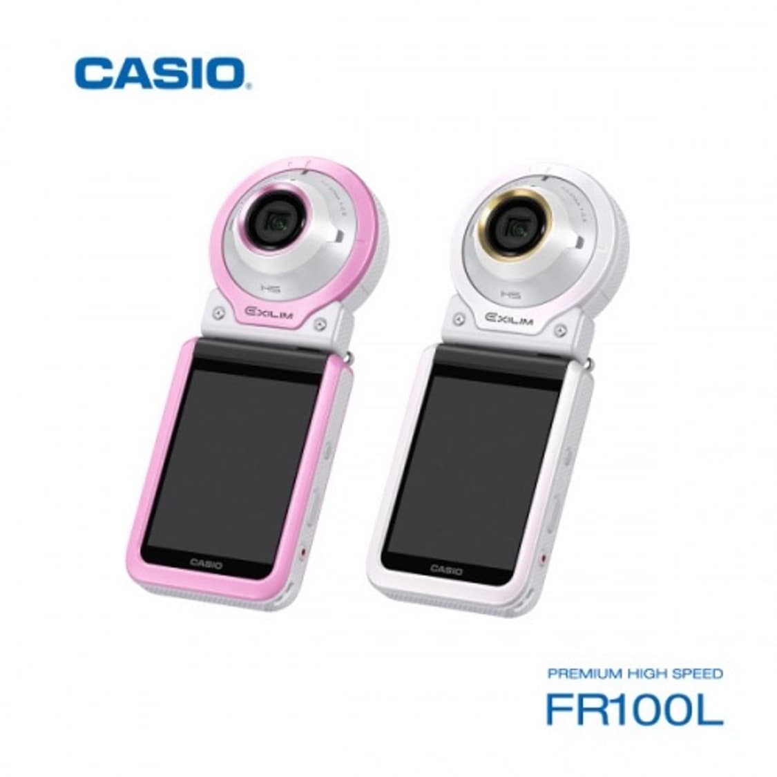 업로드예정✨카시오 셀카 핸디캠 ex-fr100L(핑크, 화이트) 상품이미지1