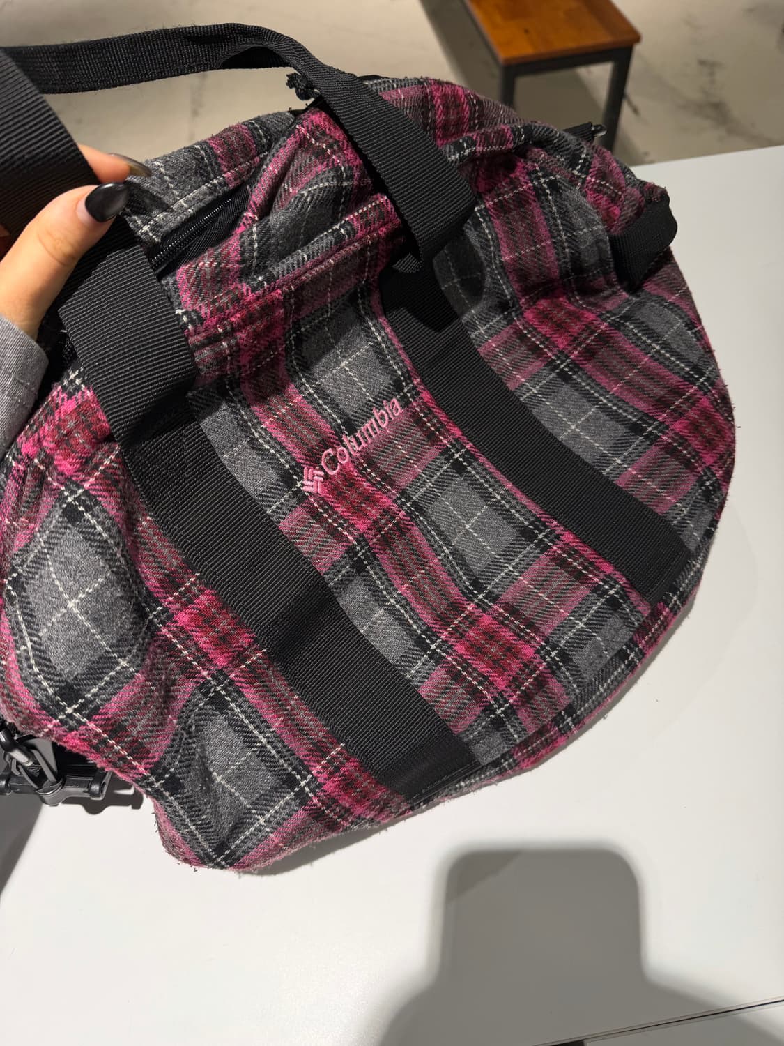 Columbia check pattern bag 상품이미지3