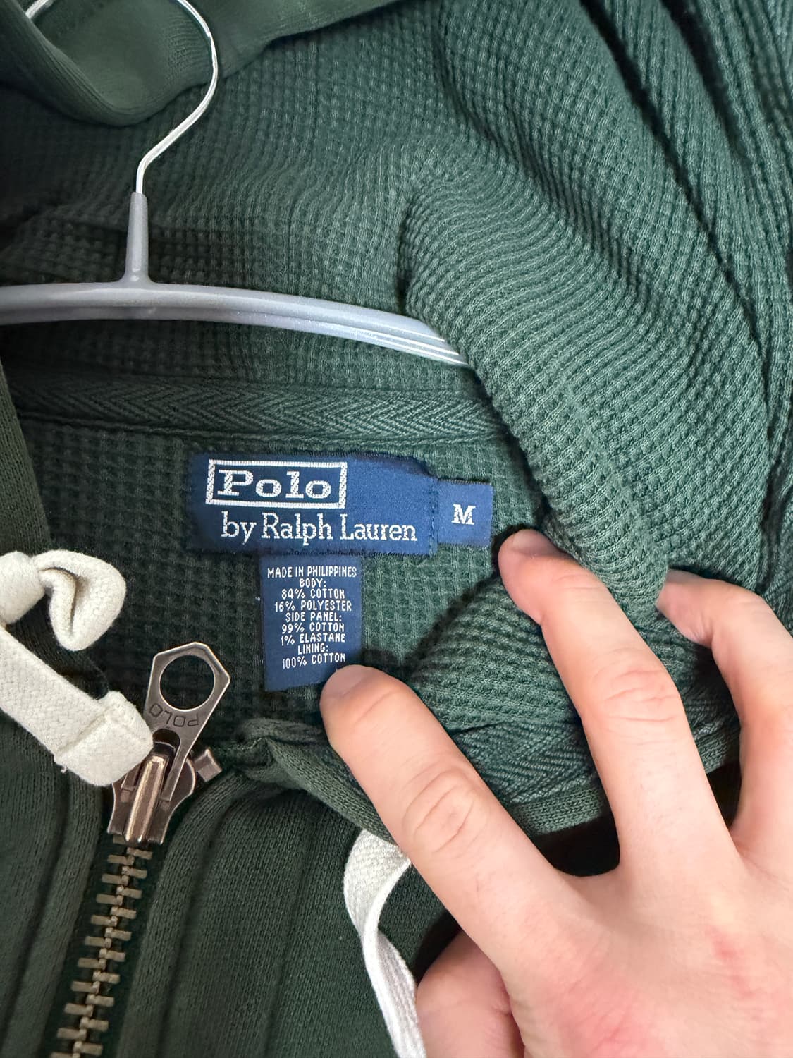 폴로 후드 집업 M 상품이미지1